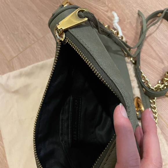 Rebecca Minkoff - Mini M.A.C. - Olive Suede with Gold Hardware - Picture 8 of 8